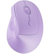 seenda MOU-302 Wireless Bluetooth Ergonomic Vertical Mouse with Volume Knob | Rechargeable 3-devi...