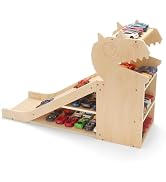 1/64 Diecast Car Display Case for Hot Wheels Garage with LED Lights | 4-Slot Display Holder Wall ...