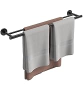 FORIOUS 4 Piece Black Bathroom Accessories, SUS304 Stainless Steel Toilet Paper Holder and Hand T...