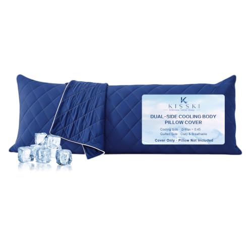 Quilted Pillowcase for 20x54 Inch Pillow Quilted Pillowcase