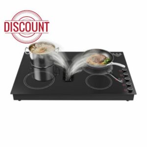 30'' Induction Cooktop with Downdraft