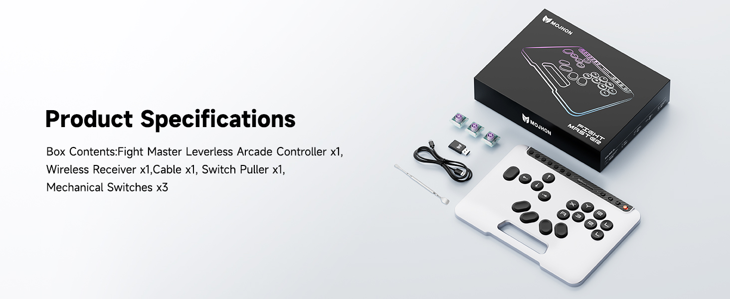 arcade stick; leverless controller; hitbox; fight stick; hitbox controller; leverless arcade stick