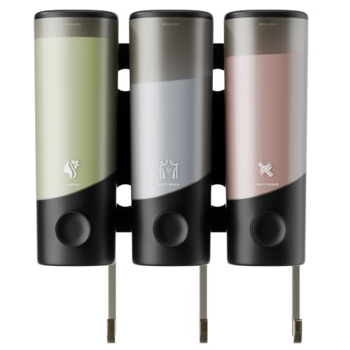 3-Chamber 1200ML Shower Soap Dispenser