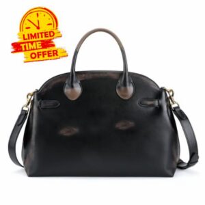 Retro Leather Work Laptop Bag: 14-16 Inch Large Capacity Computer Tote Handbag - Professional Women - Business Travel