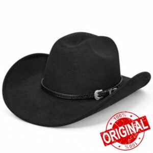 Women Cowboy Hat Men Felt Faux Wool Cowgirl Hats Wide Brim Western Hat Classic Rolled Up Fedoras Hats