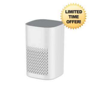 Mini Air Purifier - 360° HEPA Filtration System Quietly Cleans Air in Bedrooms