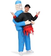 Halloween Snail Inflatable Costume for Adults | Funny Animal Ride-On Outfit with USB Blower for H...