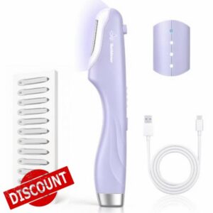 Sonic Dermaplane razor for Women Face                                                          2-in-1 Facial Exfoliation & Peach Fuzz Remover