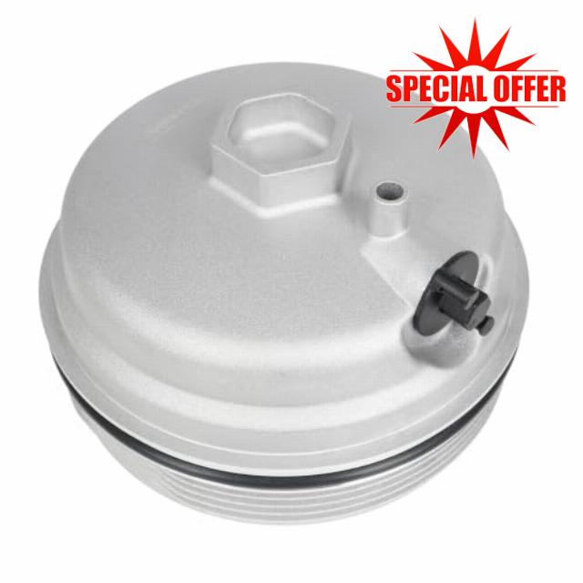 68436815AB Aluminum Fuel Filter Cap Replacement For Ram 2500 6.7L 2019-2024                                                          Replacement For Ram Ram 1500 3.0L Diesel V6 2020-2023