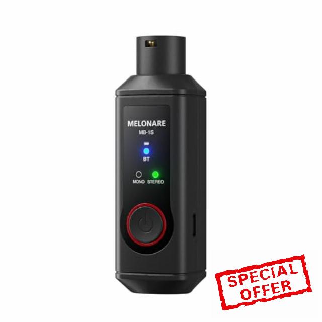 Wireless XLR Bluetooth Receiver 15H BT 5.3 MB-1S                                                          High-fidelity audio
