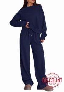 KIRUNDO Sweat Set Women 2 Piece Lounge Sets Airport Travel Outfit                                                          Womens Sweatsuits 2 Piece Set