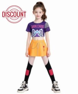 Pop Star Costume Kids Girls Fantasy Stage Outfit Halloween Costumes Set                                                          Pop Star Demon Cosplay Hunters Costume