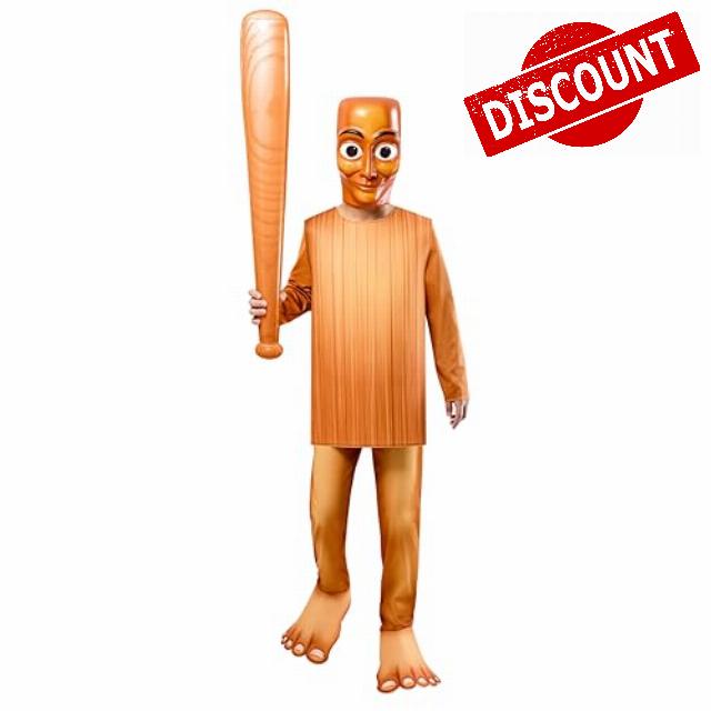 Rubies Officially Licensed Brainrot Factory: Tung Tung Costume for Kids