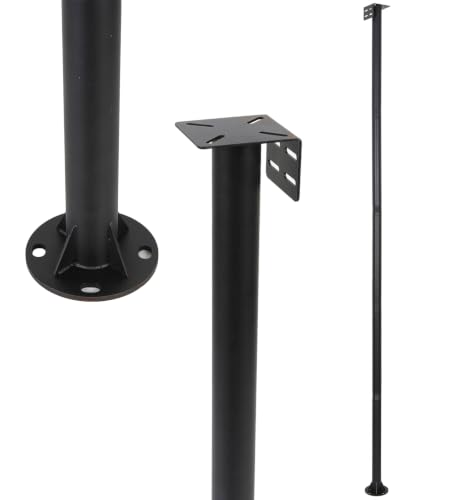 Bird Feeder Large Pole(1.5" Dia) For Concrete Surface Mount