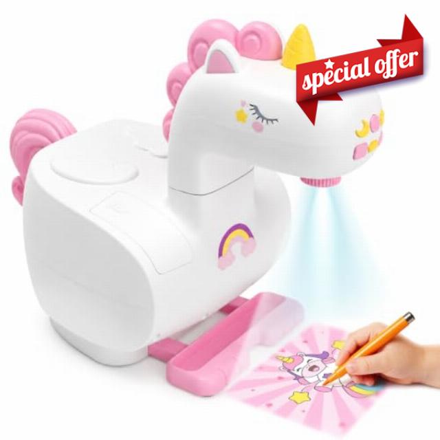 Unicorn Smart Drawing & Tracing Projector for Kids                                                          128+ HD Images with Free App