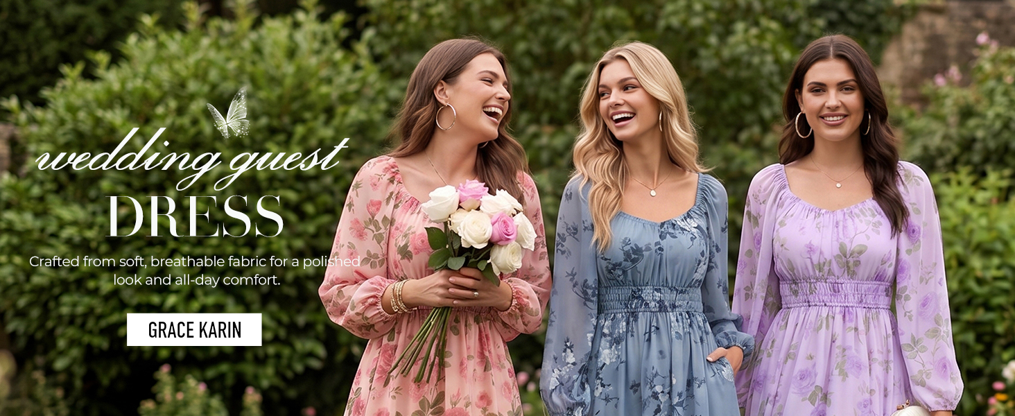 Floral Wedding Guest Cocktail Dress