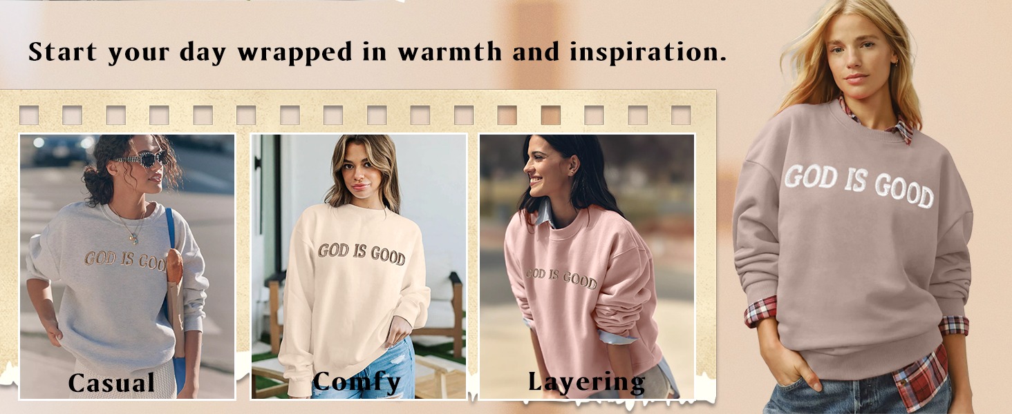 christian womens oversized sweatshirts