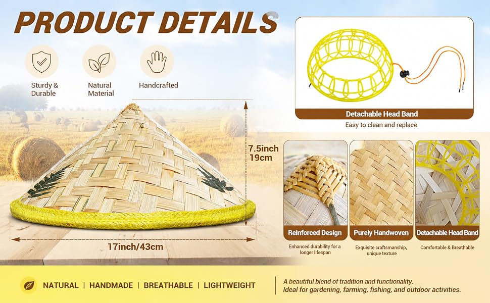 Sturdy &Durable、NaturalMaterial、Handcrafted