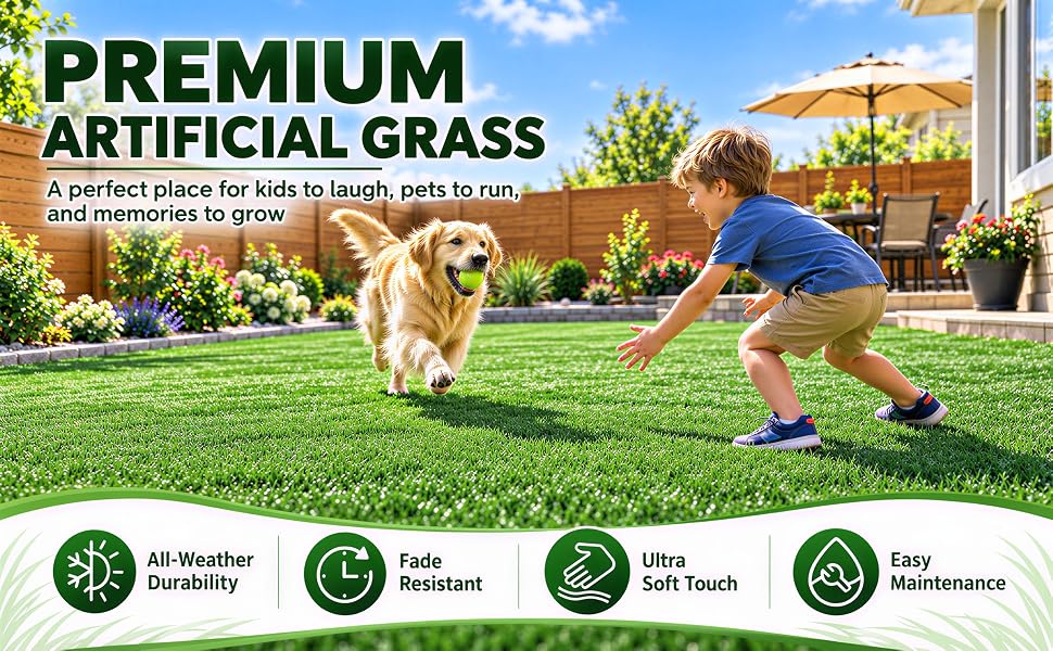 Permeable TPR Artificial Grass Turf