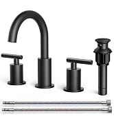 FORIOUS Black Paper Towel Holder Countertop, One-Handed Tear, Marble Base | Non-slip Weighted Bas...