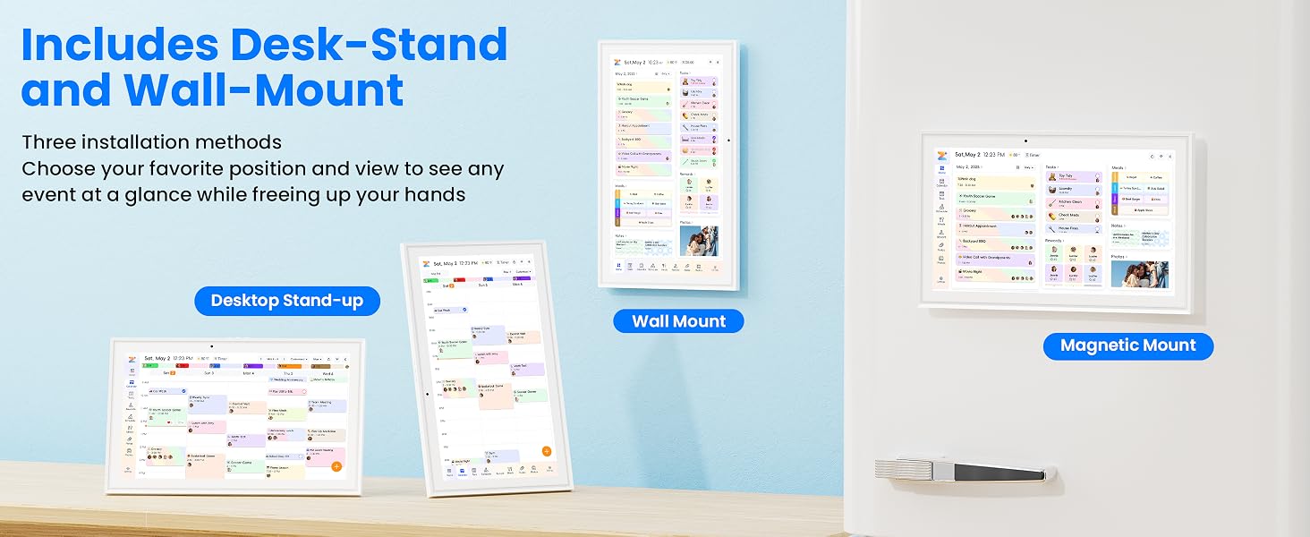 electronic wall calendar