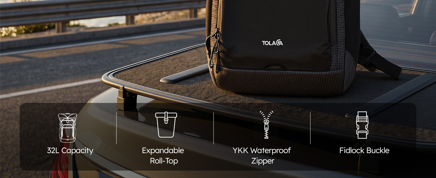 rolltop backpack