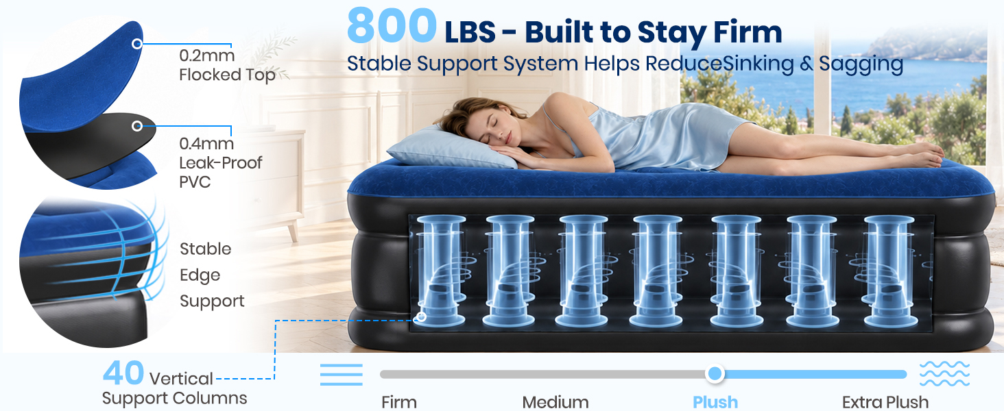 queen air mattress with built in pump