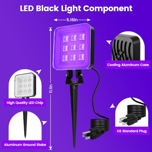 Halloween Black Lights for Glow Party