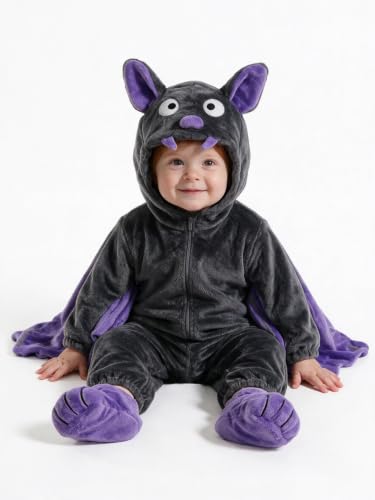 Versatile Design Feature 3D Fur Bat Hood