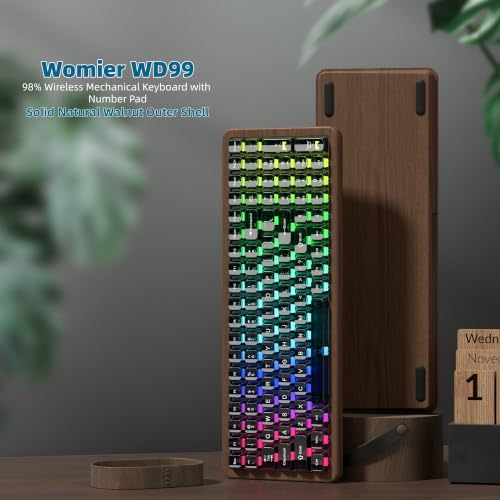 Wireless Gaming Keyboard-WD99 Mechanical Keyboard QMK/VIA