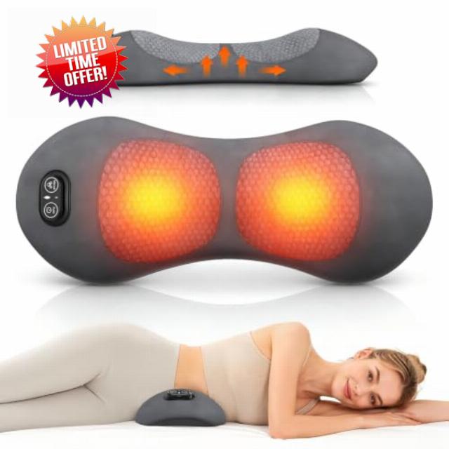 3-in-1 Electric Lumbar Back Massager with Heat