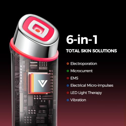 6-in-1 Beauty Device for All Skin Types Women Gifts                                                          Red Light Face for Firming