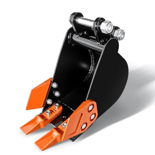 200mm Narrow Trenching Bucket with 25mm Pin 7.87 in manganese steel bucket with 90mm ear spacing for mini excavators under 2 tons