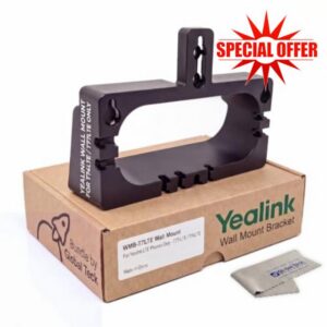 Yealink T74LTE/T77LTE Phone Wall Mount Bracket 33140028-Designed for Yealink LTE Smart Desk Telephones Not Compatible w/Other Models-Secure Durable Holder