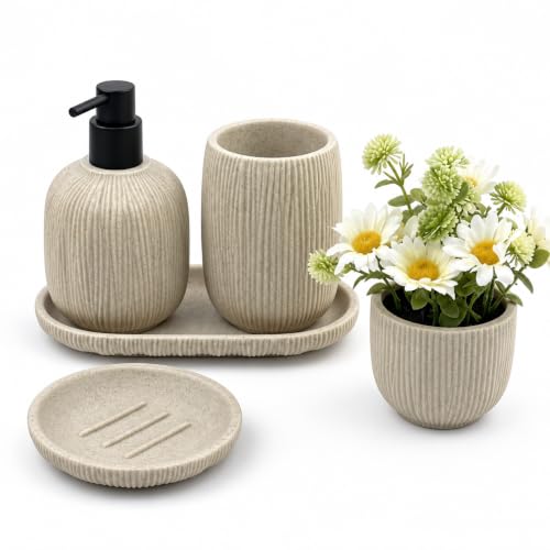 Beige Resin                                                          Includes soap dispenser
