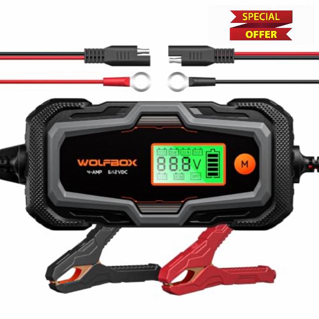 WOLFBOX BC40 4A Car Battery Charger