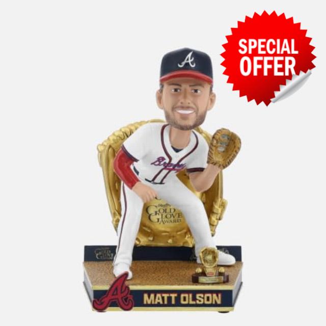 Matt Olson Atlanta Braves 2025 Gold Glove Bobblehead MLB Baseball