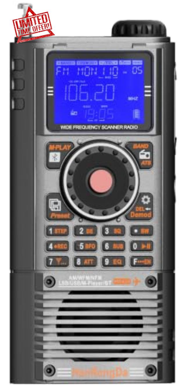 A330 Portable SSB Shortwave Radio Wide Frequency Scanner Receiver                                                          FM/MW/SW(SSB)/AIR/VHF/UHF/CB/WB