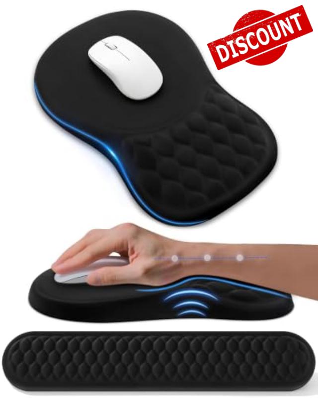 Ergonomic Wrist Support Set for Keyboard and Mouse
