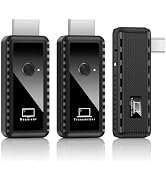 KVZOO USB-C Wireless HDMI Transmitter and Receiver, 164FT/50M Plug & Play | Ultra 4K Decode 1080P...