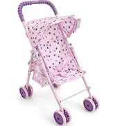Baby Doll Car Seat Stroller Combo – Convertible 2 in 1 Doll Stroller and Car Seat for Kids – Fits...