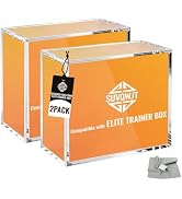 SUVQWJT Elite Trainer Box Acrylic Case - Extra Thick ETB Protector Case Compatible with PKMN, Mag...