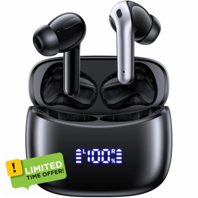 OKEEFE Active Noise Cancelling Earbuds with AI Translation Real Time Translator Earbuds in 165 Languages Wireless Bluetooth Headphones with 70H Battery Life Clear Sound Comfortable Fit
