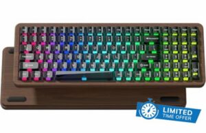 Womier Wood Creamy Keyboard with Number Pad