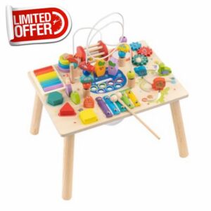 All-in-One Montessori Activity Table for Toddlers 1-3