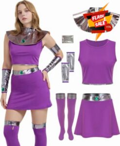 Halloween Comic Character Starfire Costume for Women 2026