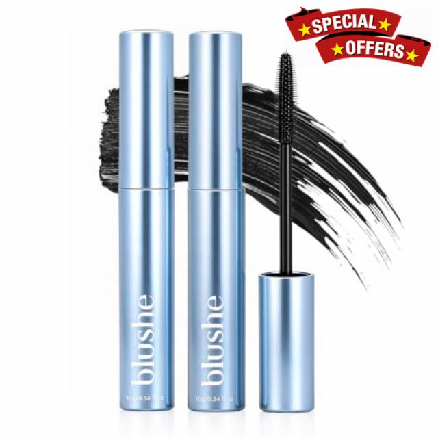 Blushe Lash Serum Mascara Korean Formula: Volumizing & Lengthening Mascara for Women Sparce
