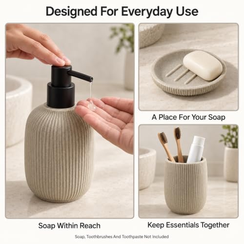 soap dish and oval tray; modern bathroom vanity accessories
