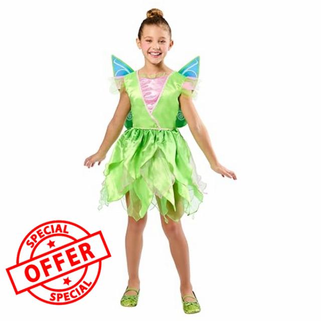 Party City Disney Tinker Bell: Tinker Bell Costume Dress for Kids