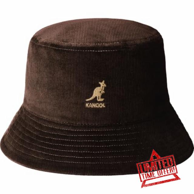 Kangol Cord Bucket - BlackBerry/L Bucket Ha